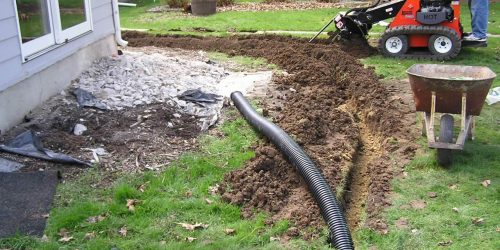 French Drains, Lawn Drainage
