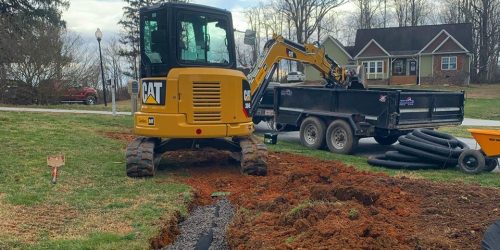 French Drains, Lawn Drainage